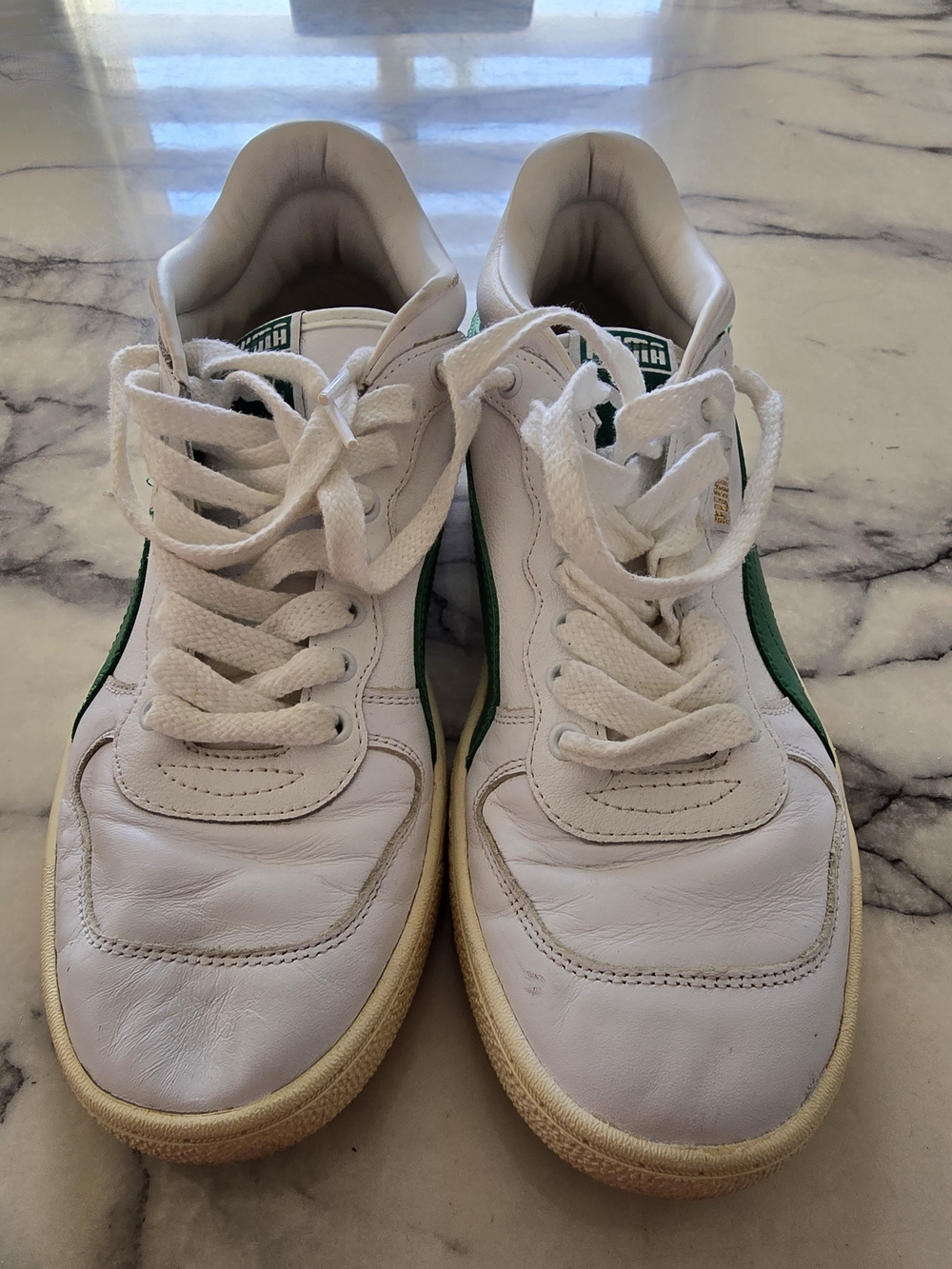 Size 10 - Puma Ralph Sampson Demi OG White Amazon Green